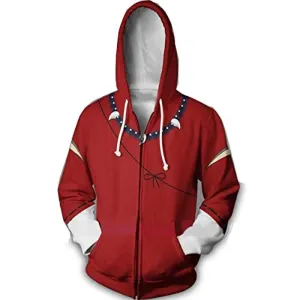 Anime Inuyasha Hoodies - Inuyasha Unisex 3D Printed Zipper Hooded Sweatshirt