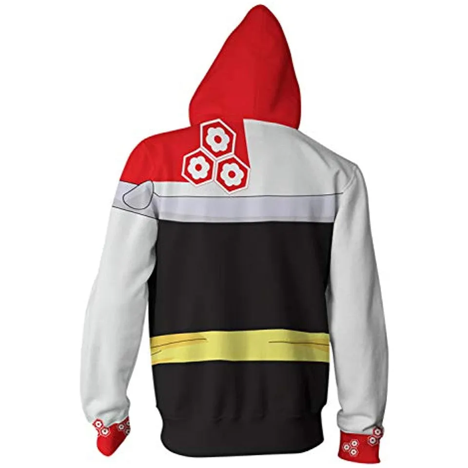 Anime Inuyasha Hoodies - Sesshmaru Unisex 3D Printed Zipper Hooded Sweatshirt