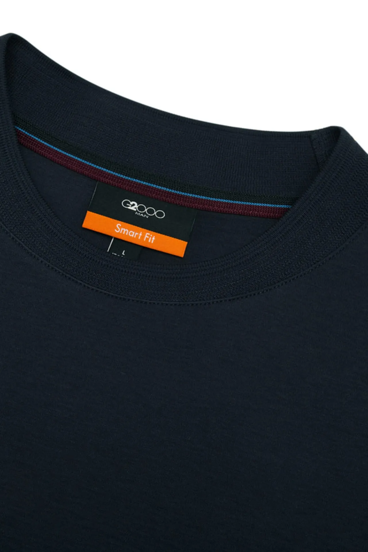 Aqua Soft Cotton Smart Fit Short Sleeve T-Shirt with Logo