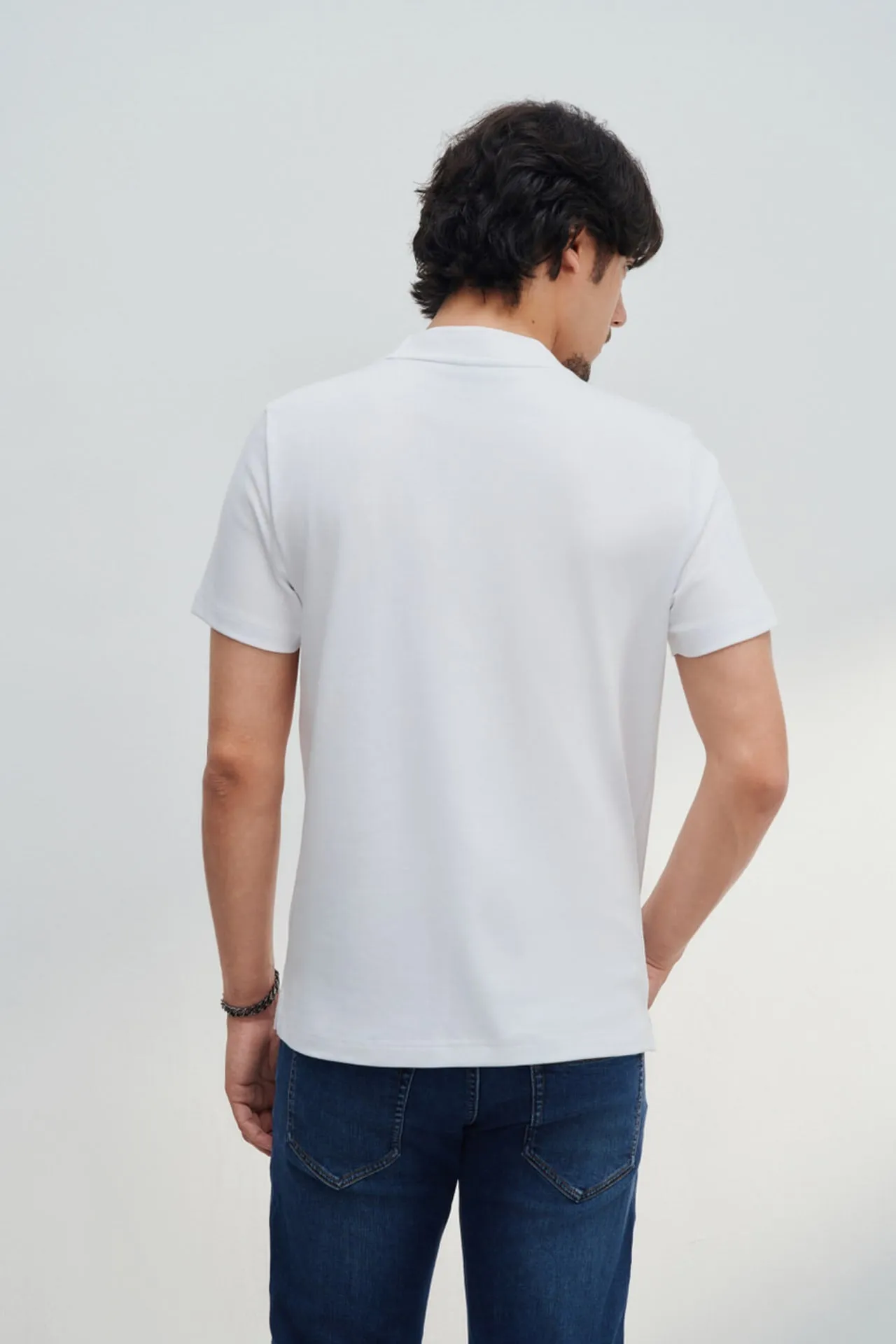 Aqua Soft Cotton Smart Fit Short Sleeve T-Shirt with Logo