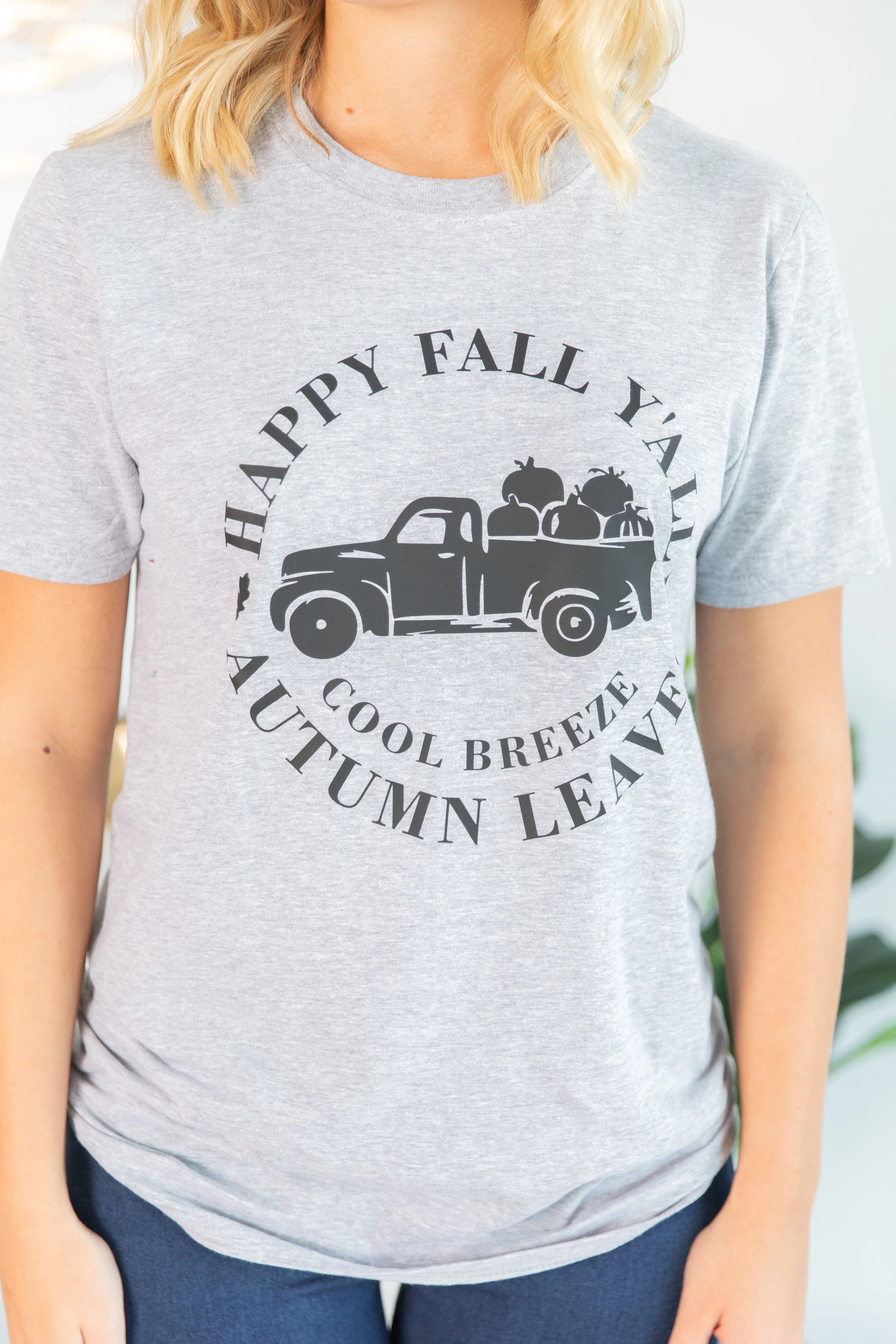 Autumn Breeze Sport Gray Graphic Tee