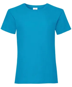 Azure Blue - Girls valueweight T