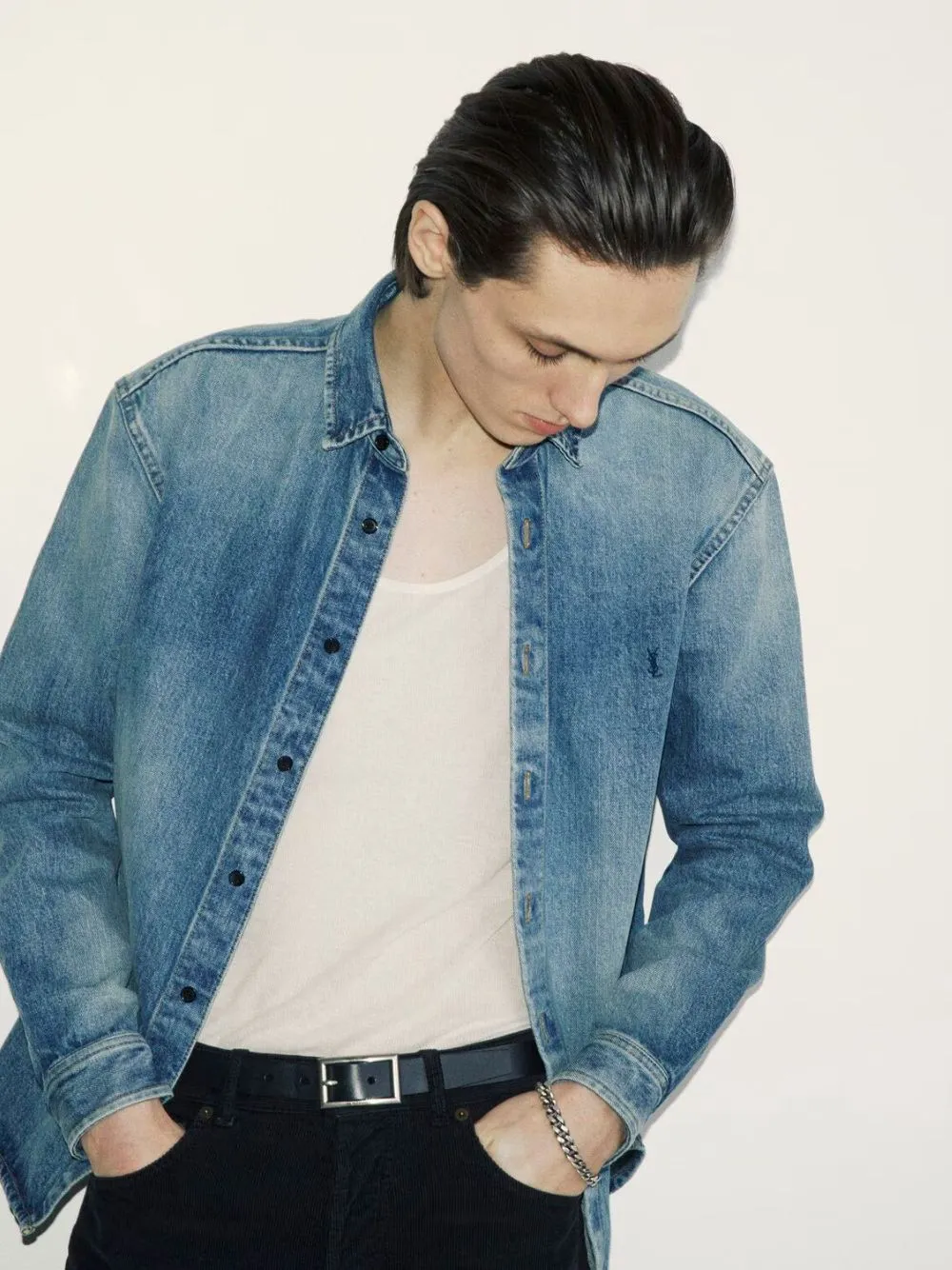 Beach Blue Denim Cassandre Shirt