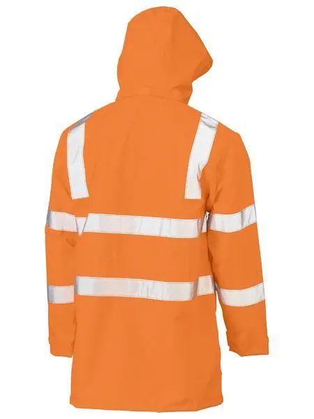 Bisley Taped Hi Vis Rail Wet Weather Jacket (BJ6964T)