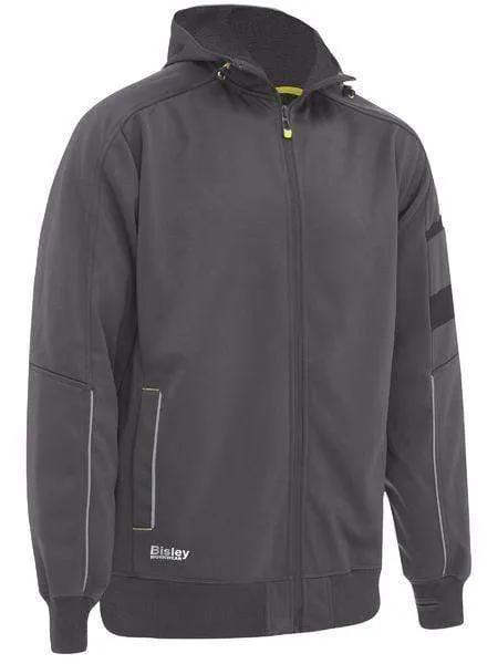 Bisley Zip-front Work Fleece Hoodie BK6925
