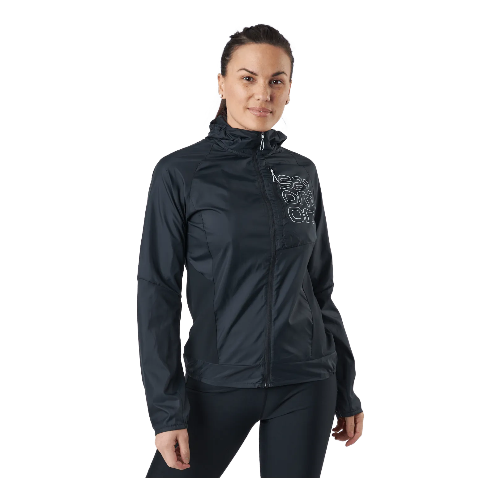 Bonatti Cross Fz Hoodie W Jet Black/white