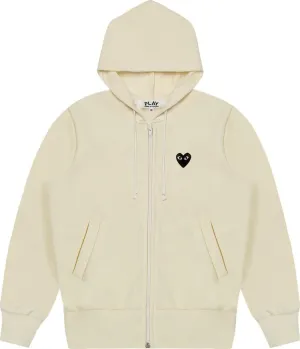 Comme des Garçons PLAY Zip-Up Hoodie 'Yellow', yellow
