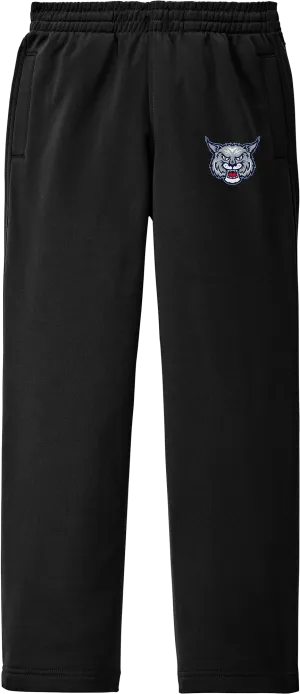 CT Bobcats Youth Sport-Wick Fleece Pant