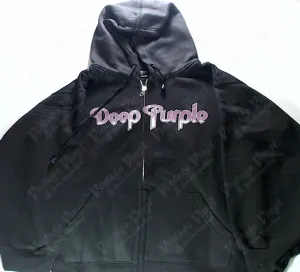 Deep Purple - Purple Logo Zip-Up Hoodie