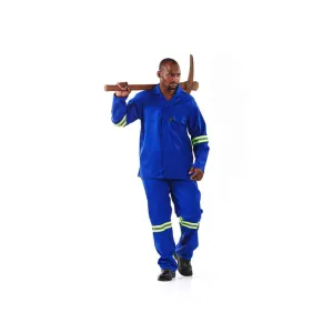 DROMEX D59 100% COTTON CONTI JACKET WITH REFL. COLOUR-ROYAL SIZE 50
