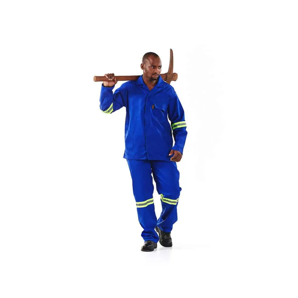 DROMEX D59 100% COTTON CONTI JACKET WITH REFL. COLOUR-ROYAL SIZE 50