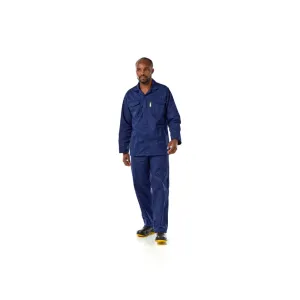 DROMEX EXECUFIT POLYCOTTON CONTI JACKET COLOUR-NAVY SIZE 48