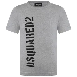 Dsquared2 Boys T-Shirt - Cotton Logo Print T-Shirt