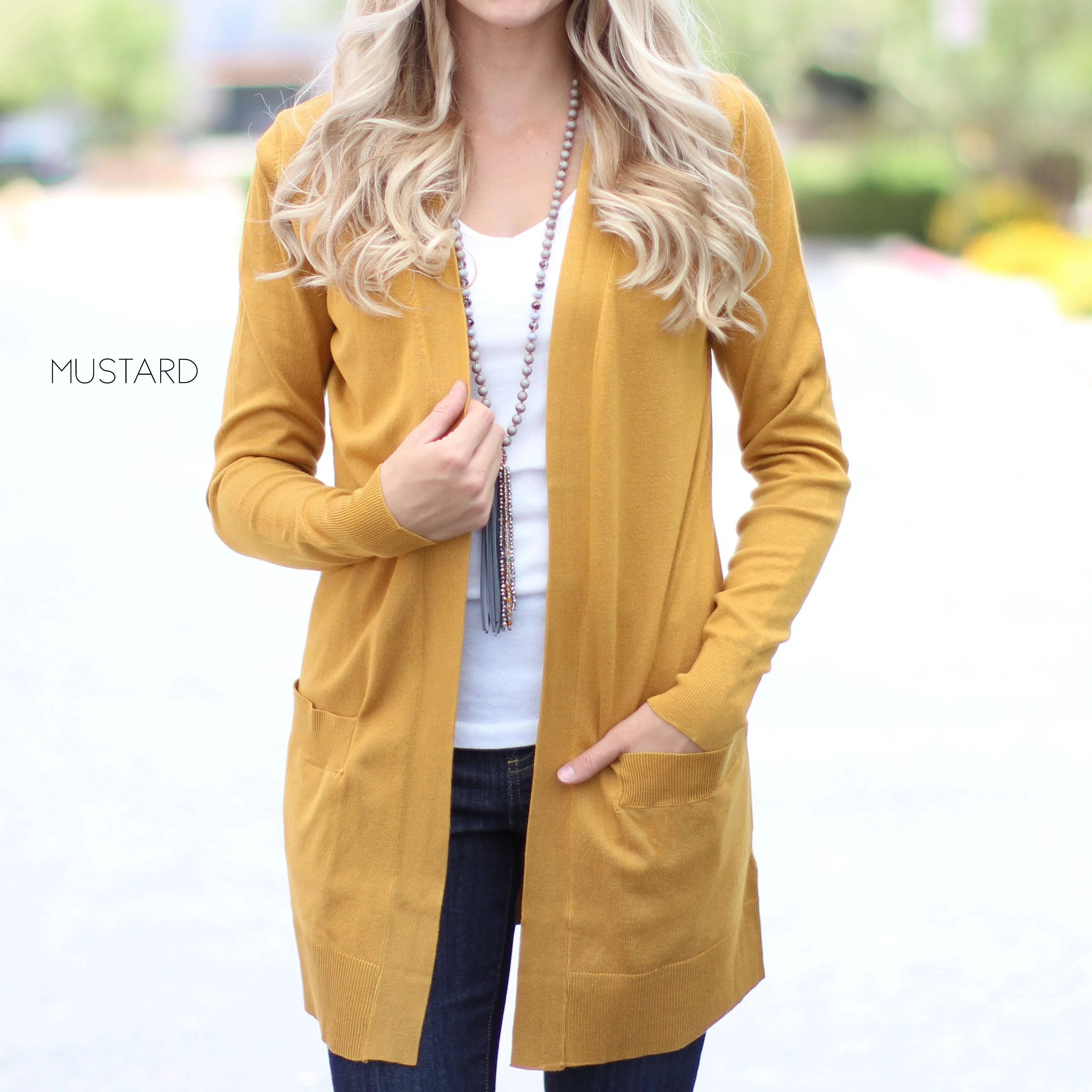 Everyday Cardigan Mid Length | S-XL