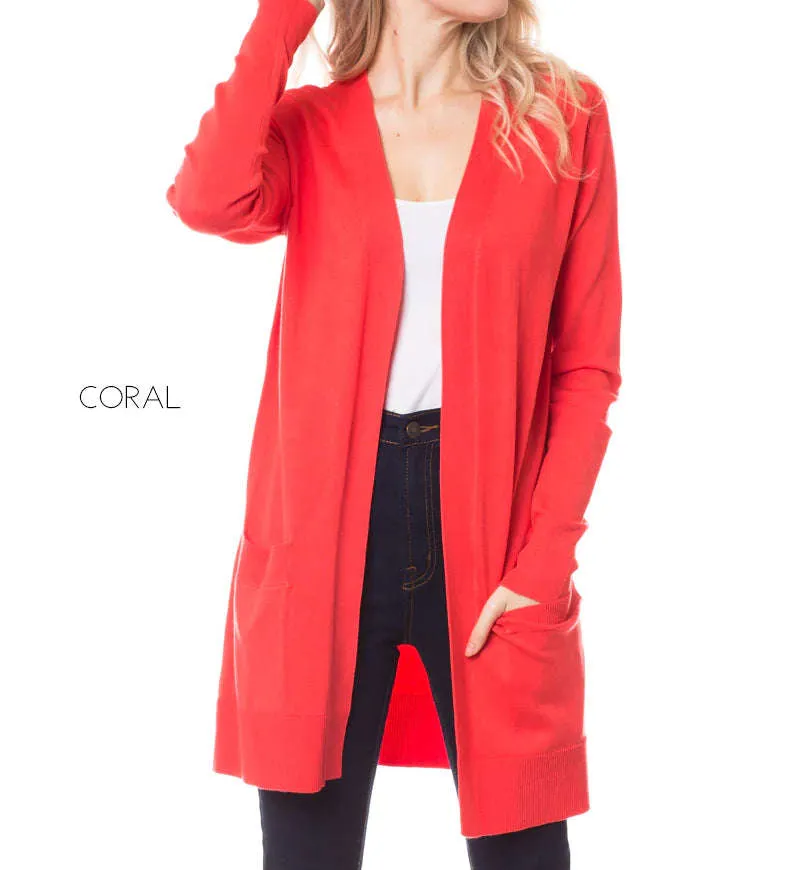 Everyday Cardigan Mid Length | S-XL