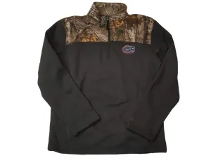 Florida Gators Colosseum Realtree & Charcoal Gray 1/4 Zip Up LS Pullover (L)