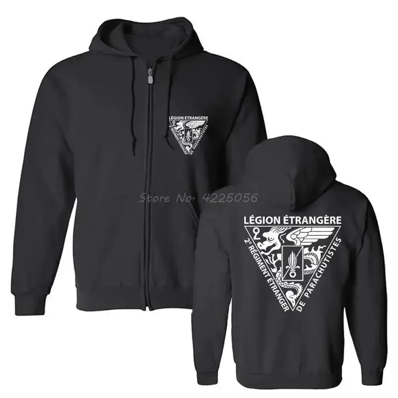 French Foreign Legion Special Forces World War Army Hoodie Men Fleece Hoodies Hooded Sweatshirt Streetwear Harajuku