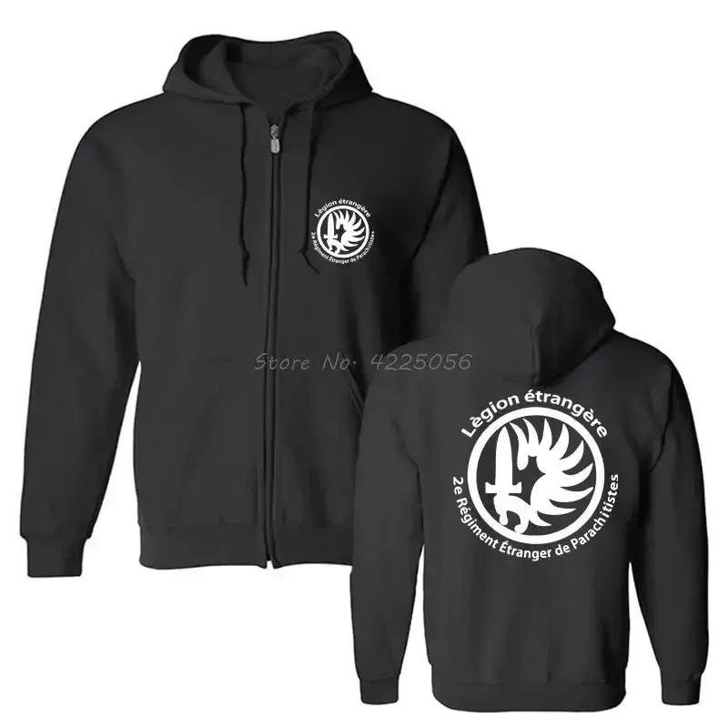 French Foreign Legion Special Forces World War Army Hoodie Men Fleece Hoodies Hooded Sweatshirt Streetwear Harajuku