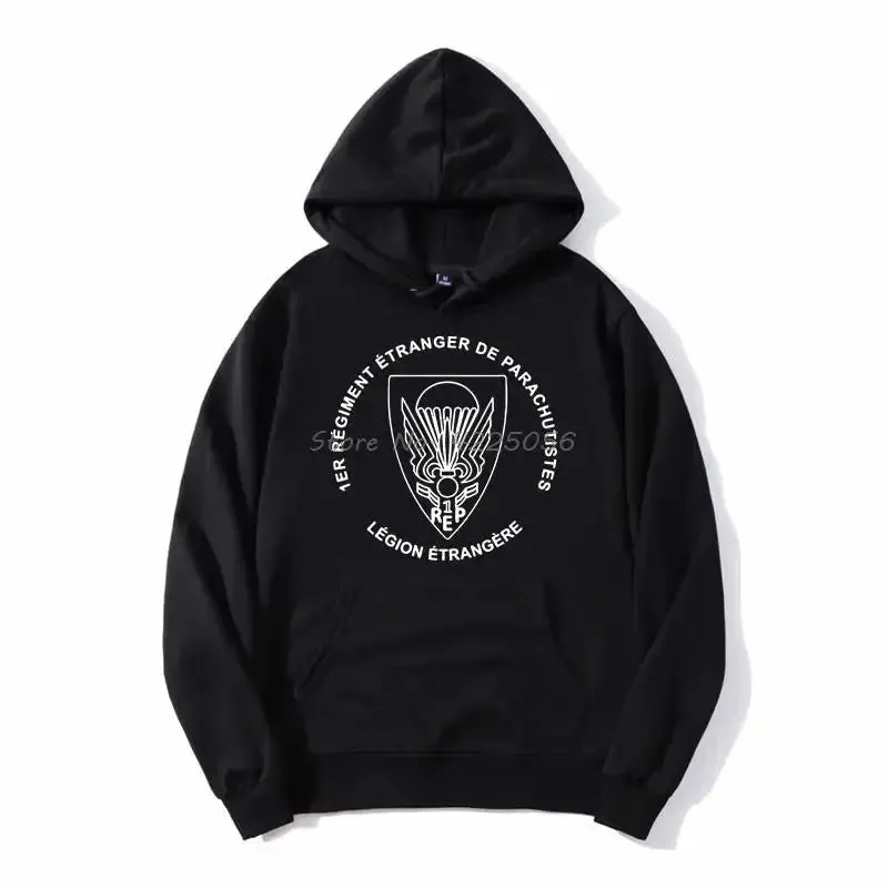 French Foreign Legion Special Forces World War Army Hoodie Men Fleece Hoodies Hooded Sweatshirt Streetwear Harajuku