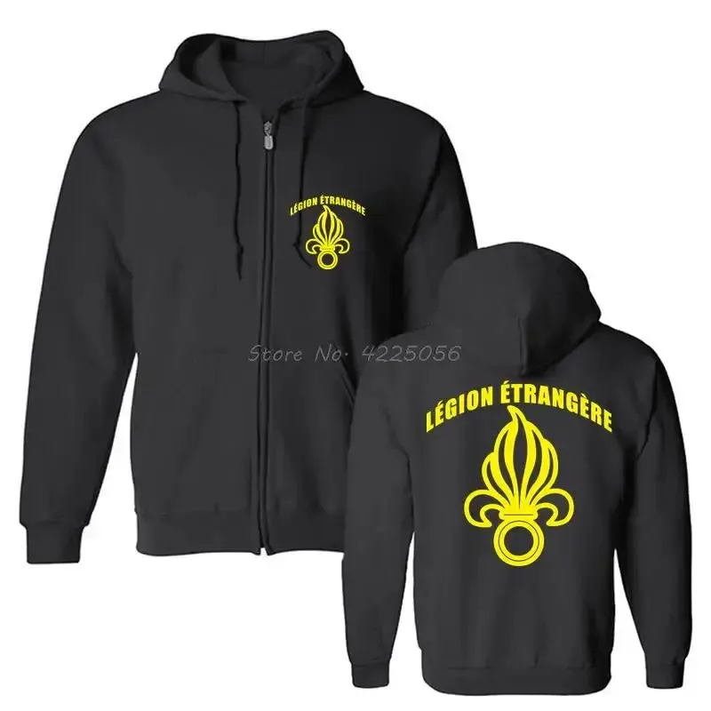 French Foreign Legion Special Forces World War Army Hoodie Men Fleece Hoodies Hooded Sweatshirt Streetwear Harajuku