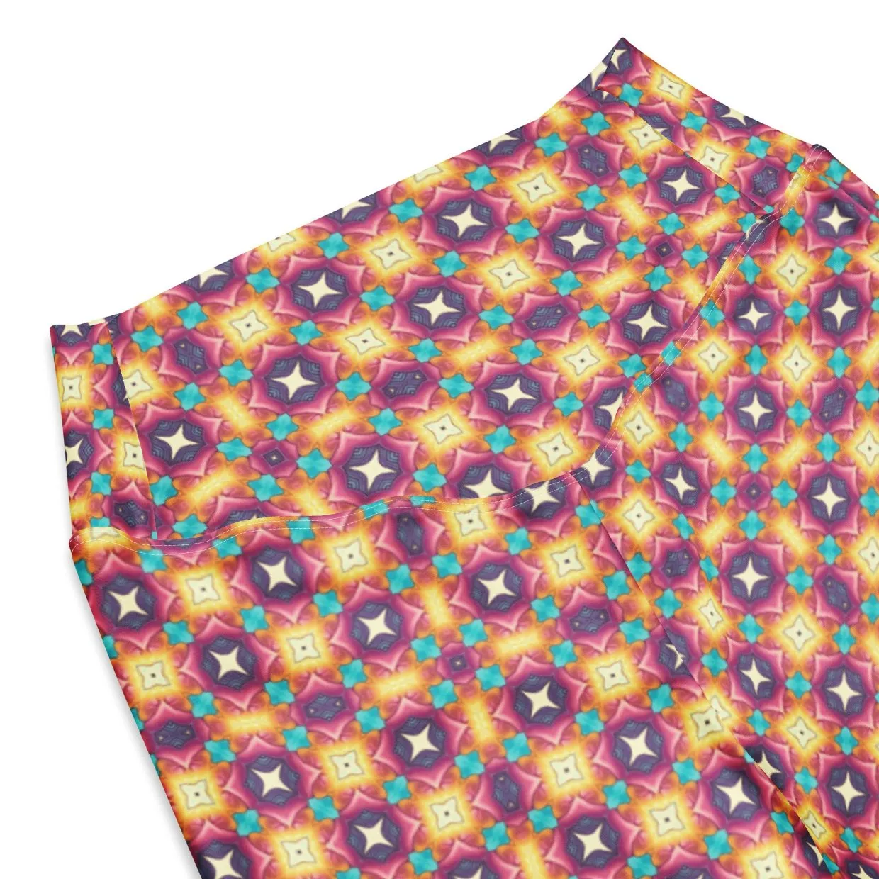 High-Rise Flared Leggings Pink Candy