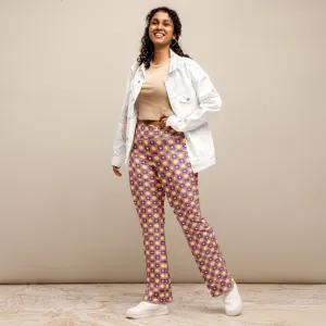 High-Rise Flared Leggings Pink Candy