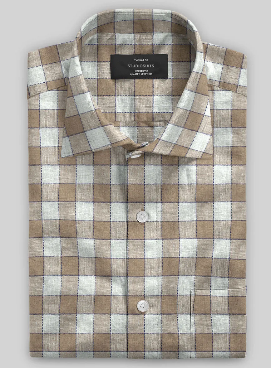 Ilimas Checks Linen Shirt
