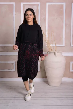 Imported Front Open Cinder Cozy Belted Cardigan Sweater - (CGN05)