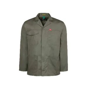 JONSSON POLYCOTTON WORK JACKET COLOUR-OLIVE SIZE-S