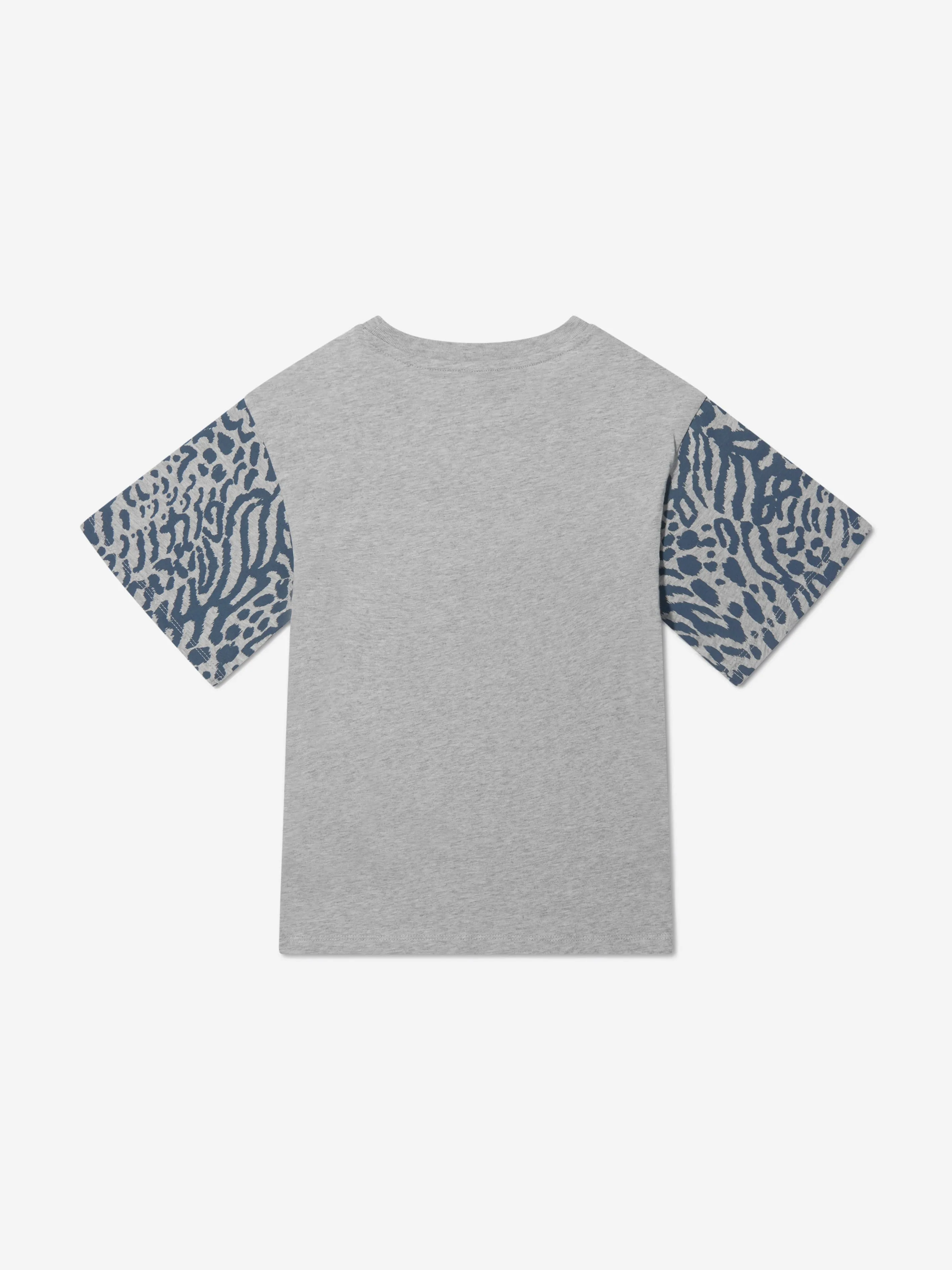 KENZO Girls Cotton Jersey Tiger T-Shirt