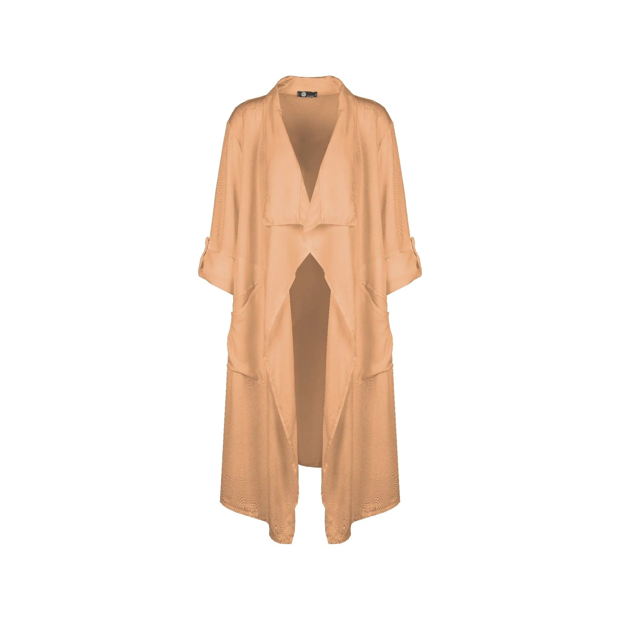M Made in Italy  Women's Woven Long Sleeve Cardigan
