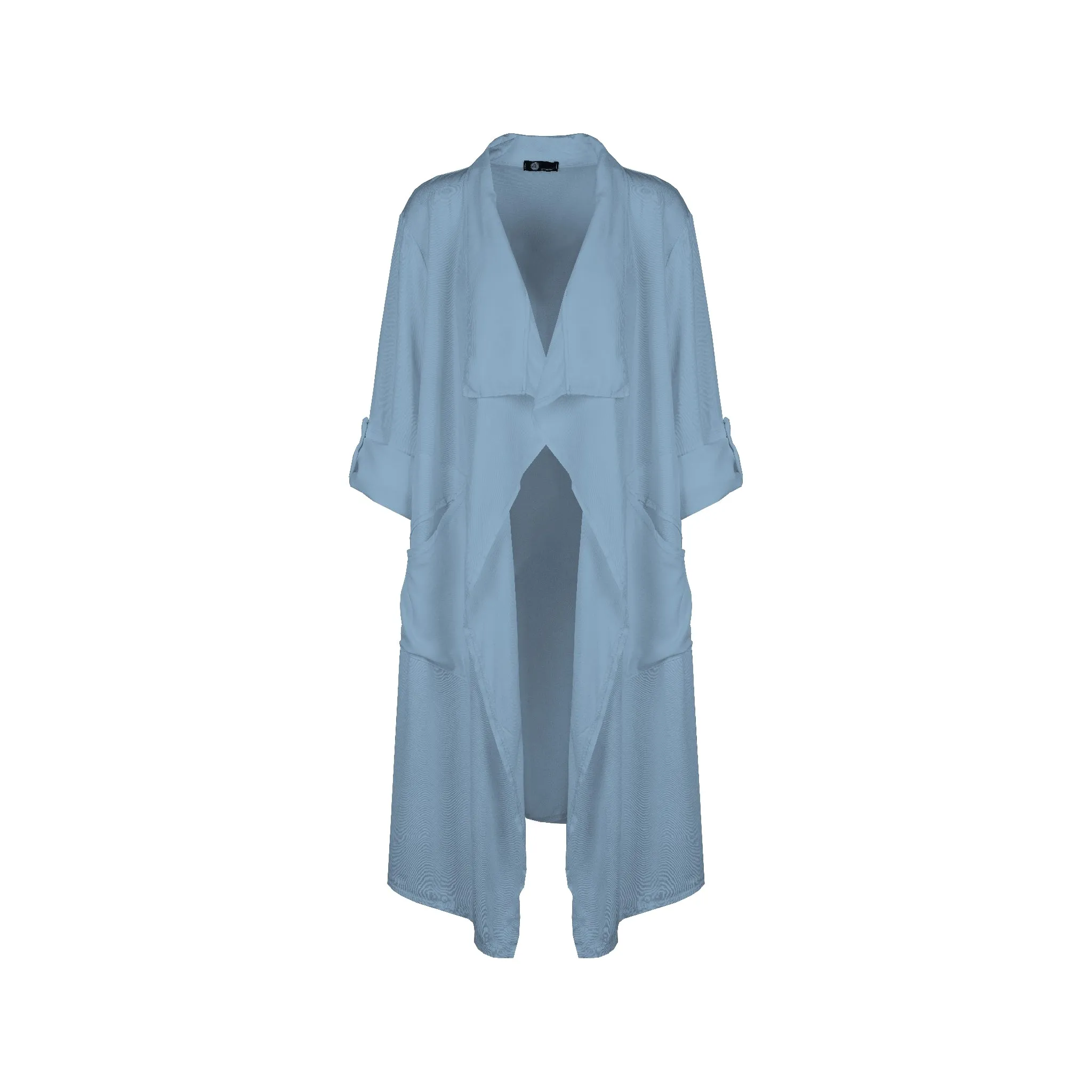 M Made in Italy  Women's Woven Long Sleeve Cardigan