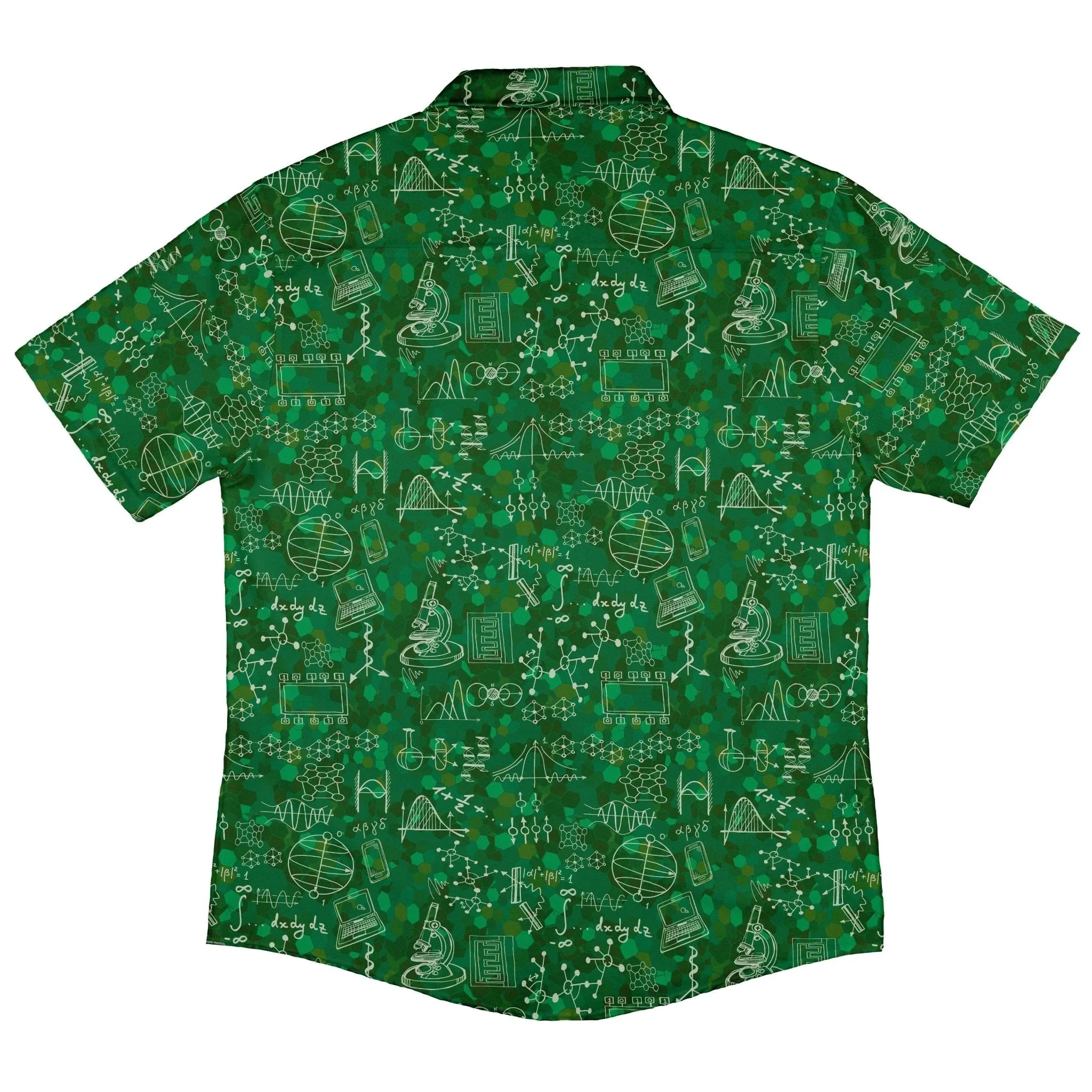 Mad Science Lab Green Button Up Shirt