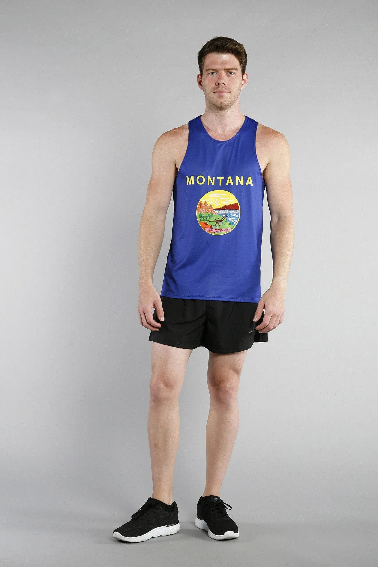 Men's Competitor Lite Printed Singlet [M] - Montana