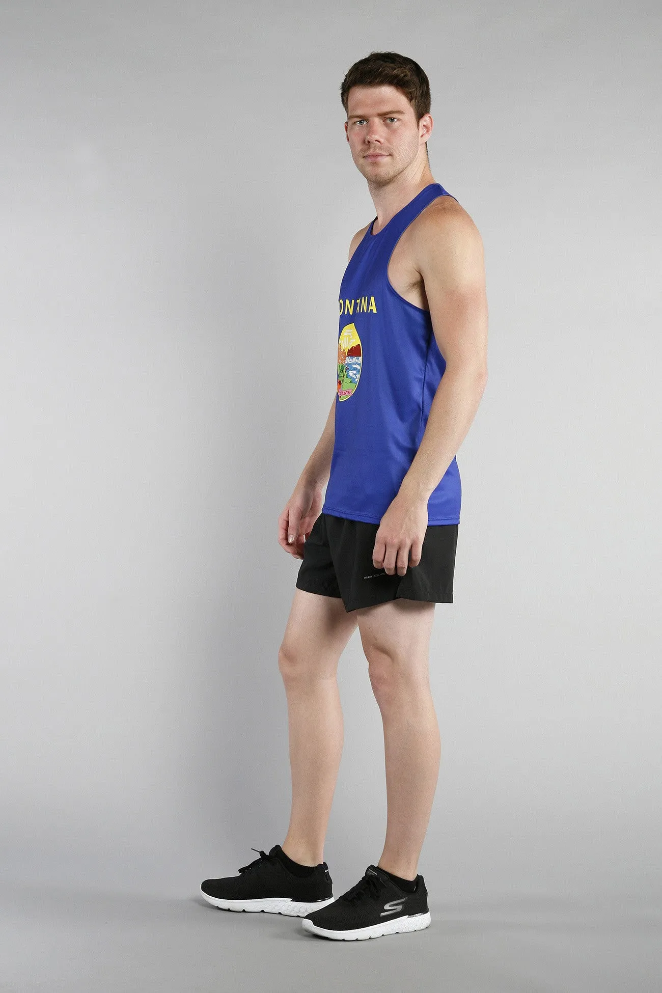 Men's Competitor Lite Printed Singlet [M] - Montana