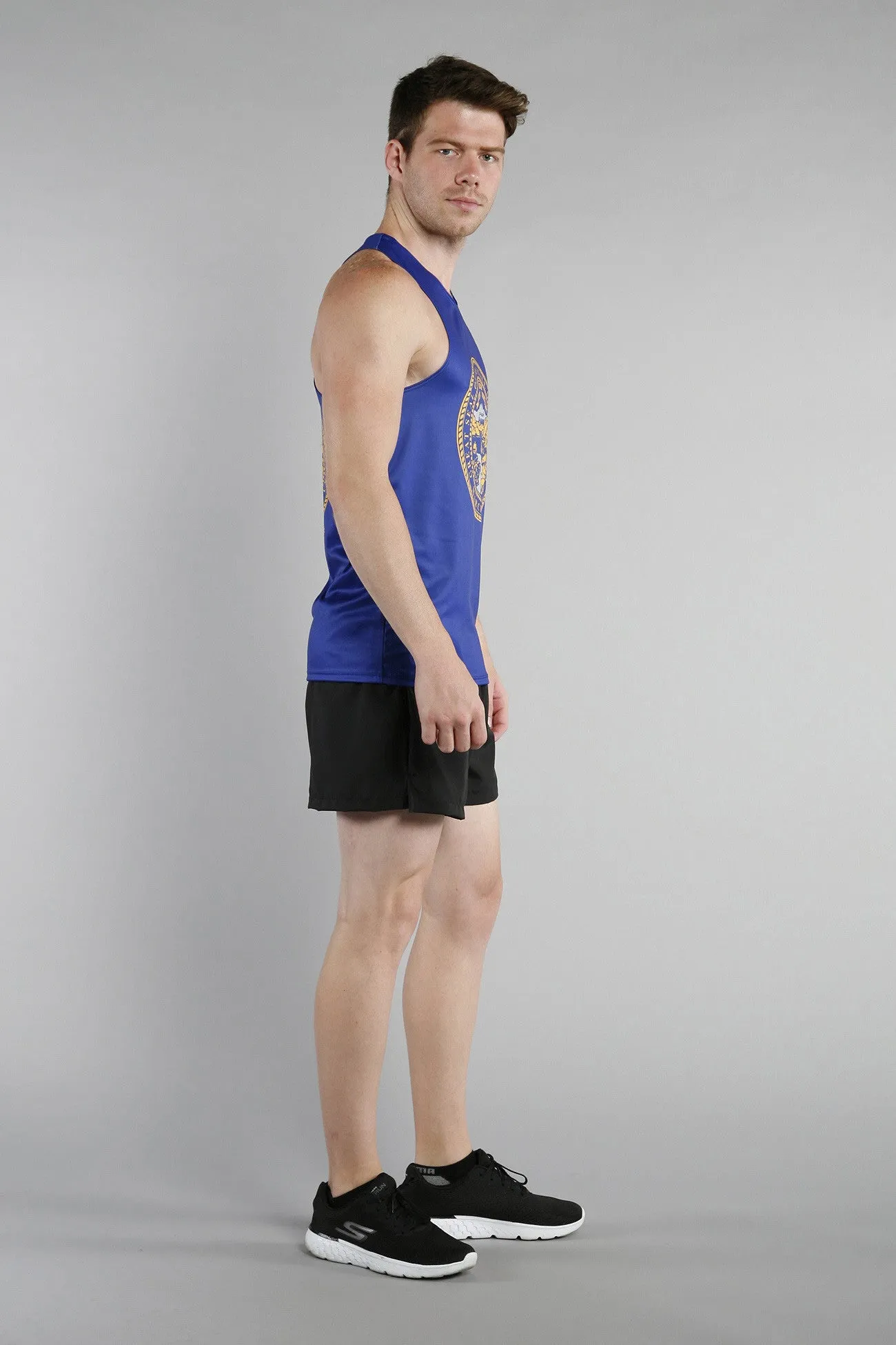 Men's Competitor Lite Printed Singlet [N] - Nebraska
