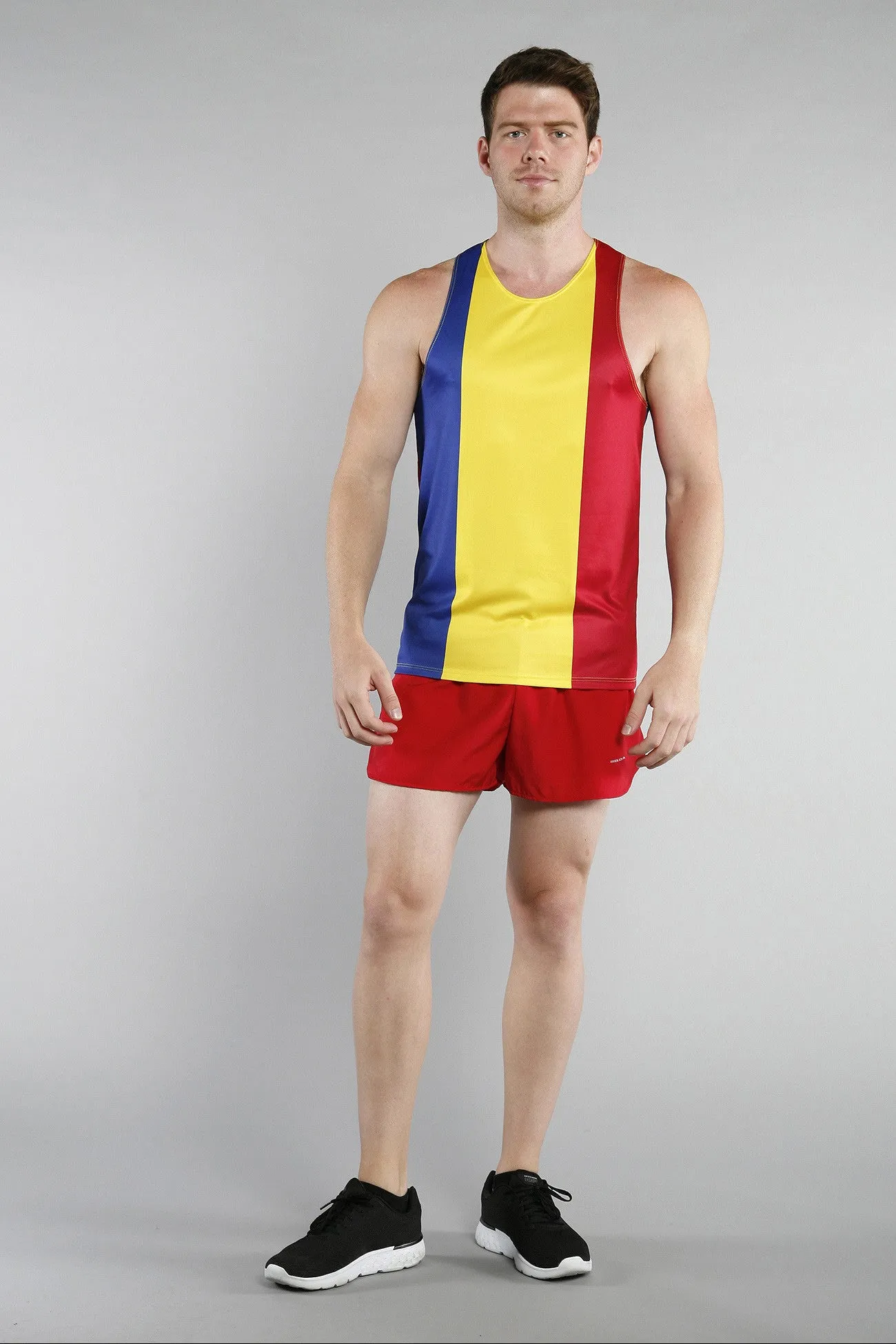 Men's Competitor Lite Printed Singlet [O-R] - Romania