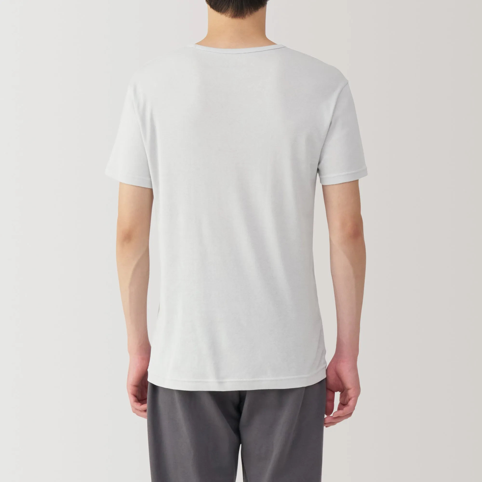 Men's Moisture-Wicking Cotton V-Neck Short Sleeve T-Shirt