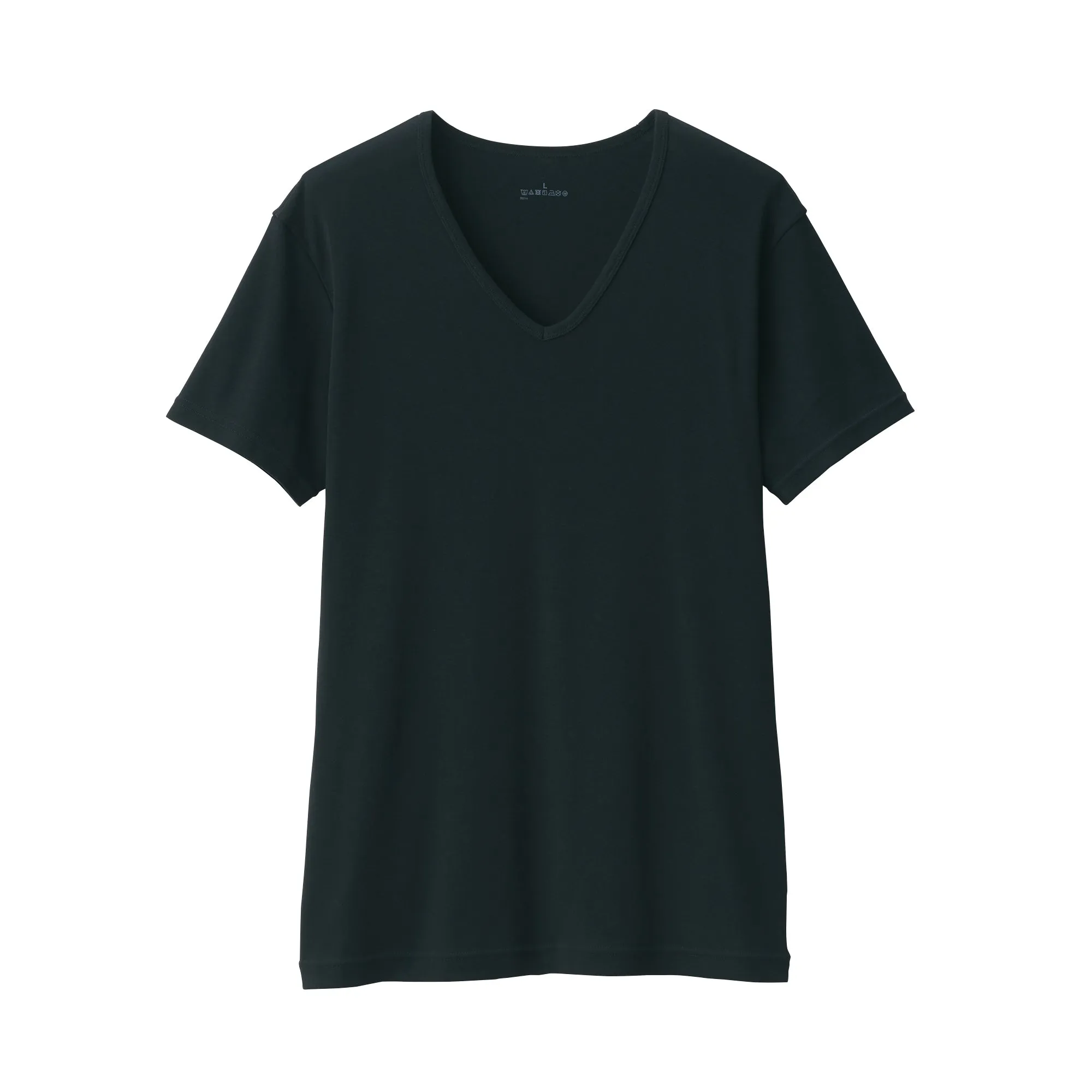Men's Moisture-Wicking Cotton V-Neck Short Sleeve T-Shirt