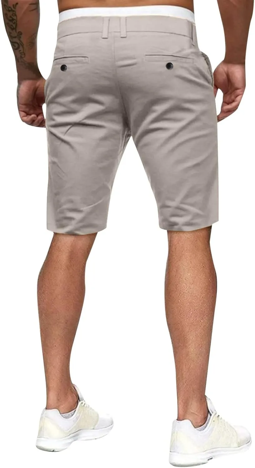 Mens Trendy Cargo Shorts Regular Fit Solid Combat Street Hipster Pants Track Tactical Casual Outdoor Hiking Traveling Bermuda