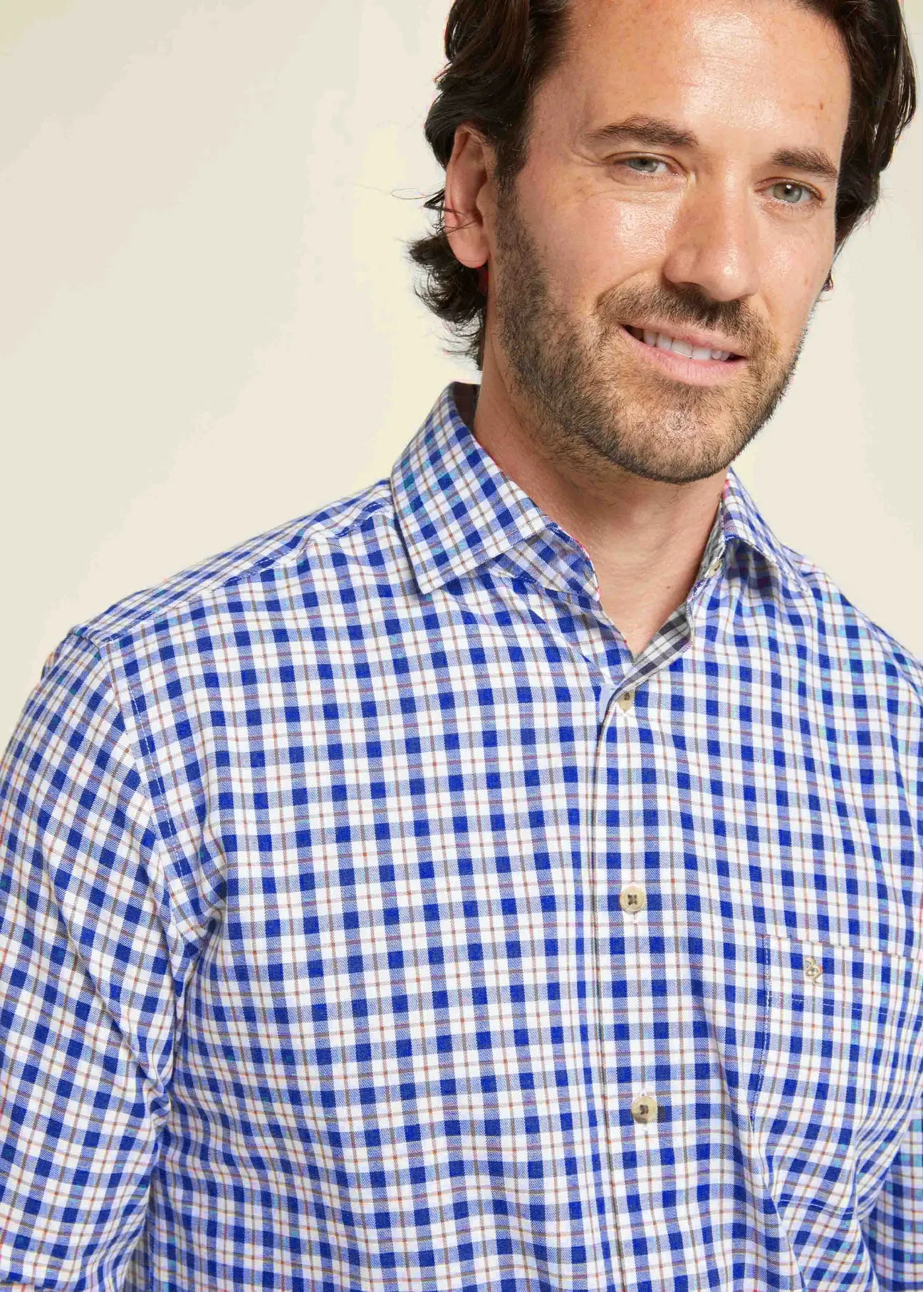 Miles Cotton VELCRO® Brand Fastening Shirt