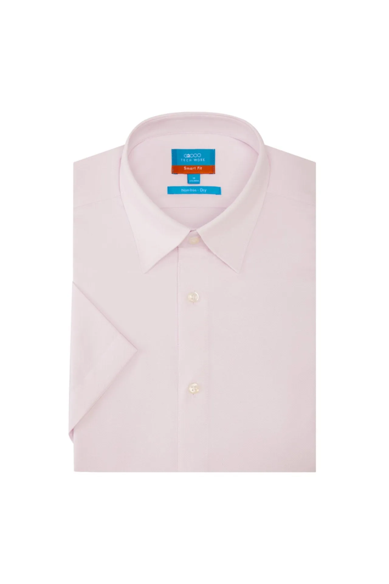 Non-Iron Quick Dry Smart Fit Twill Short Sleeve Shirt