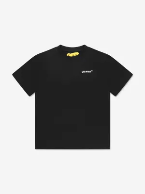Off-White Boys Rubber Arrow T-Shirt in Black