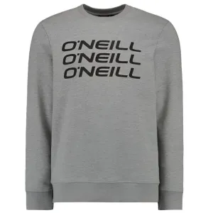 O'Neill Mens Triple Stack Crew Sweatshirt - Silver