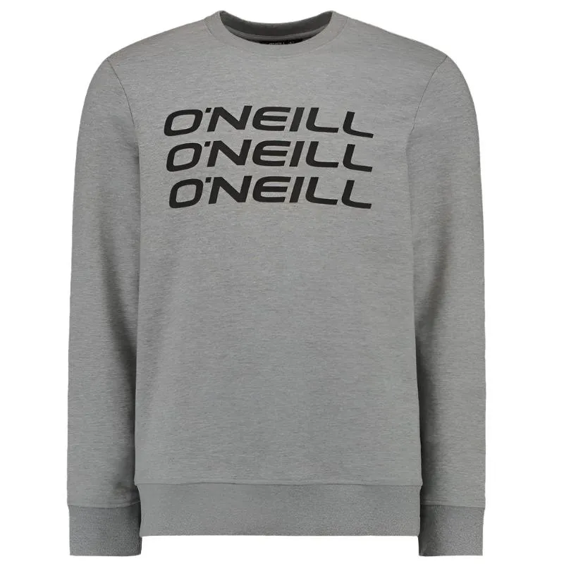 O'Neill Mens Triple Stack Crew Sweatshirt - Silver