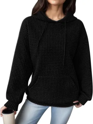 Oversized Hoodie for Women Womens Hoodie with Loose Pullover Long Sleeve Spliced with String Pockets