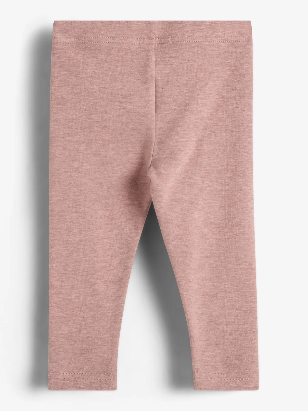 Plush Jersey Leggings - Little - Dusty Rose Melange