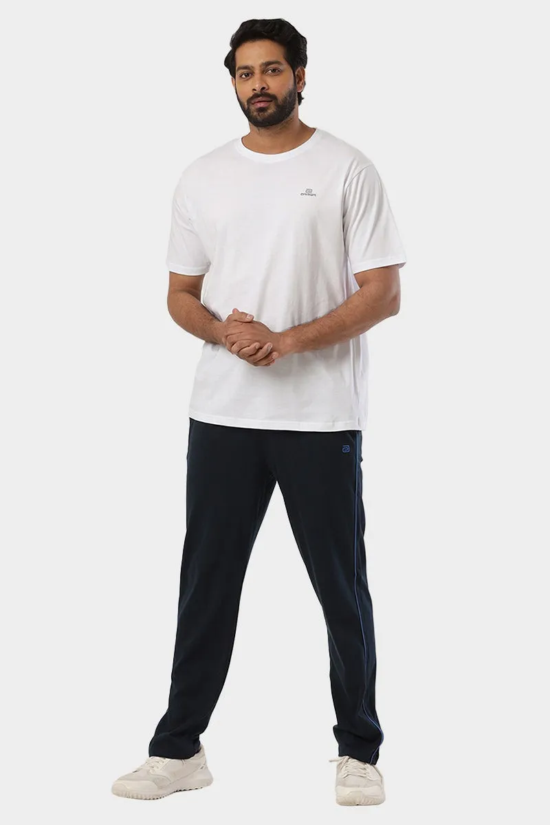Round Neck - White Solid T-Shirts For Men | Ariser