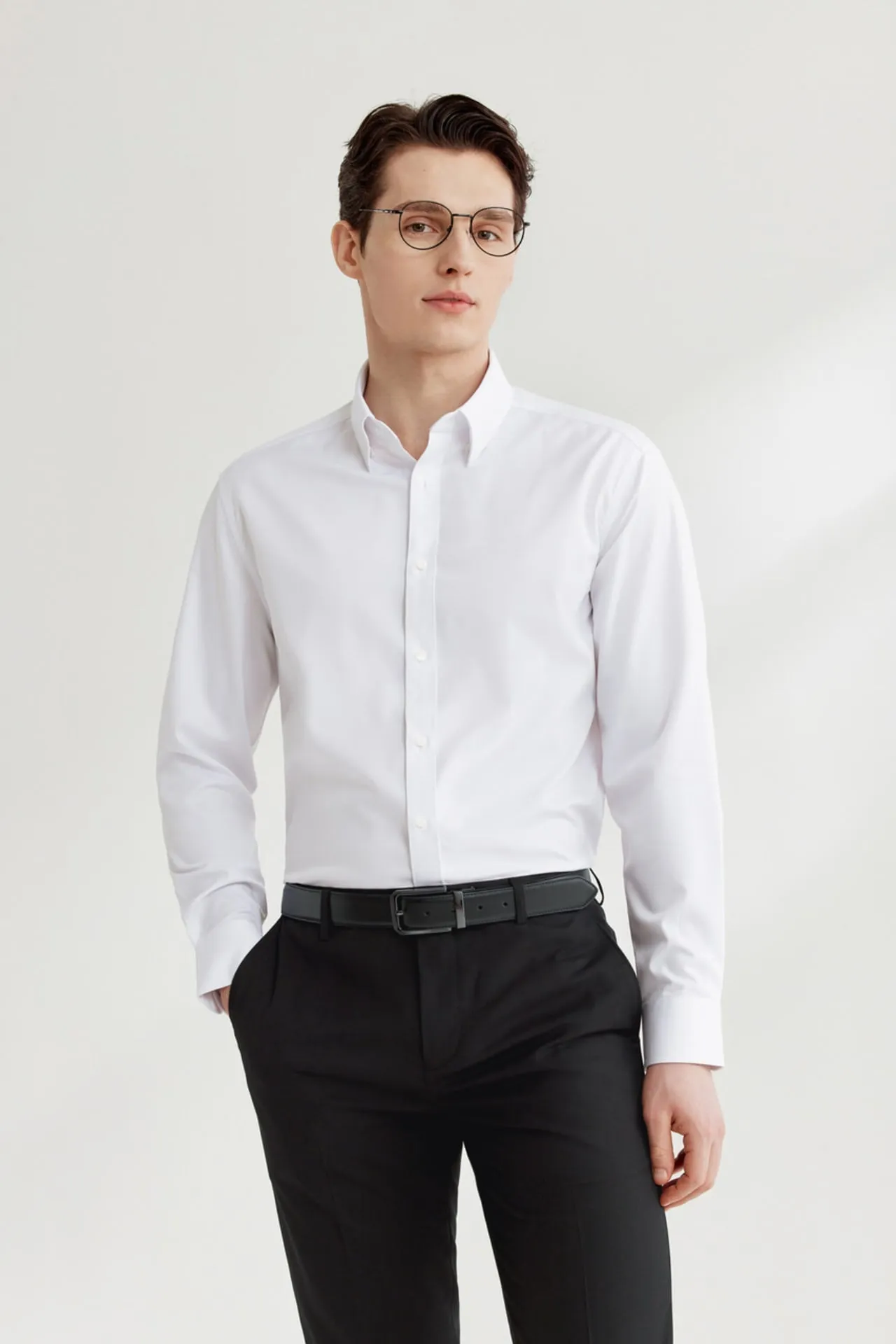Silky Touch Stretch Dobby Twill Smart Fit Shirt