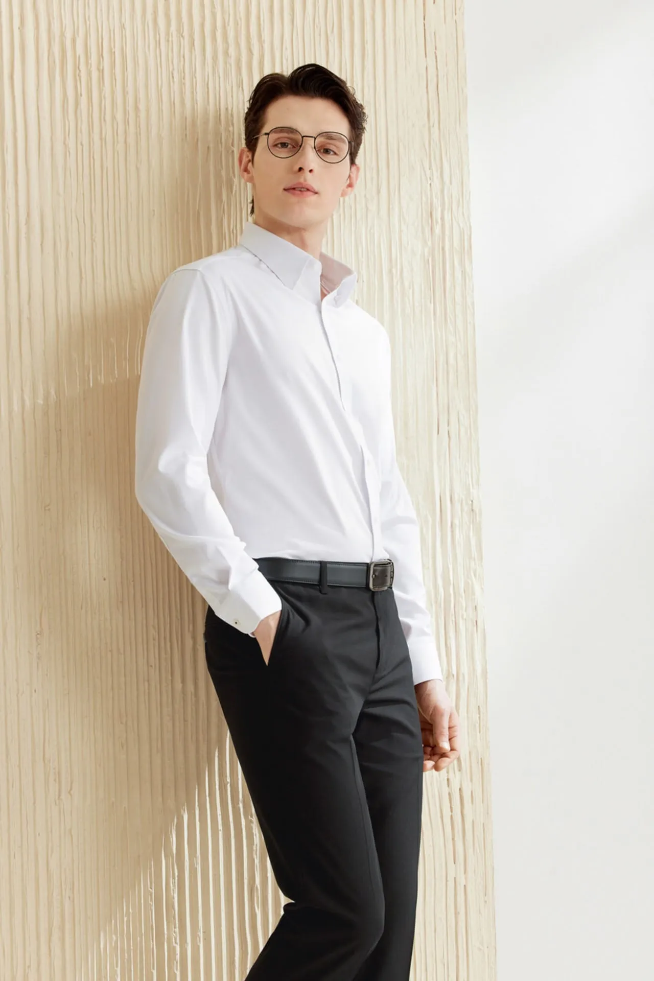 Silky Touch Stretch Dobby Twill Smart Fit Shirt